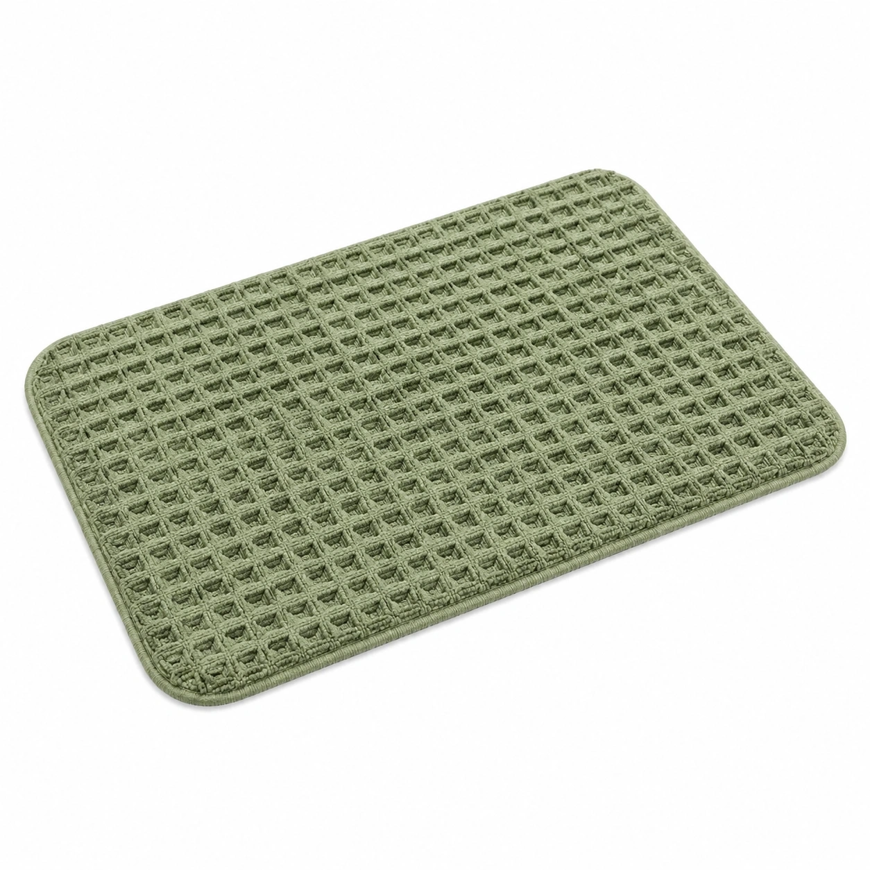 Tappetino da bagno a righe beige e verde 40x60 cm assorbente-meubelixa