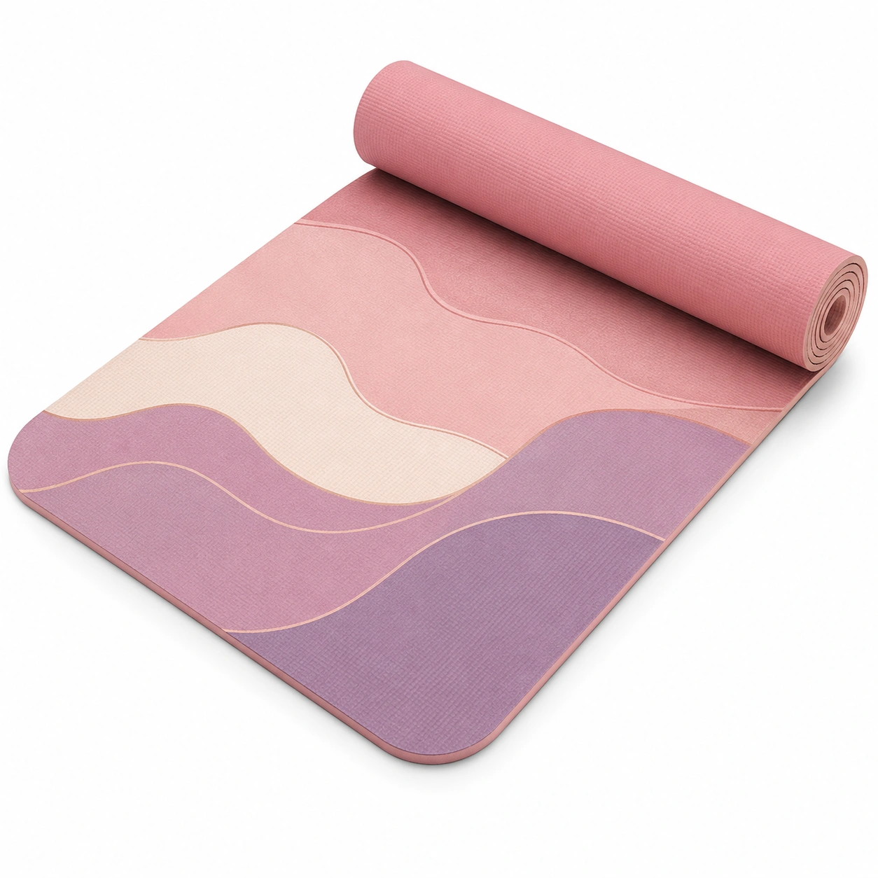 Tappetino Yoga Antiscivolo Viola e Rosa 183x61cm-meubelixa