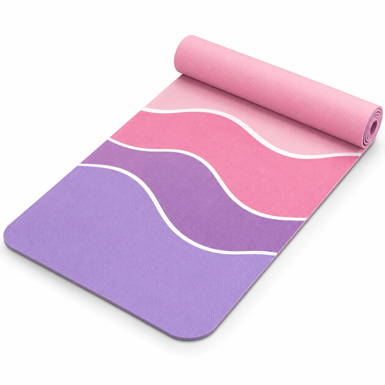 Tappetino Yoga Antiscivolo 183x61cm Viola e Rosa-meubelixa