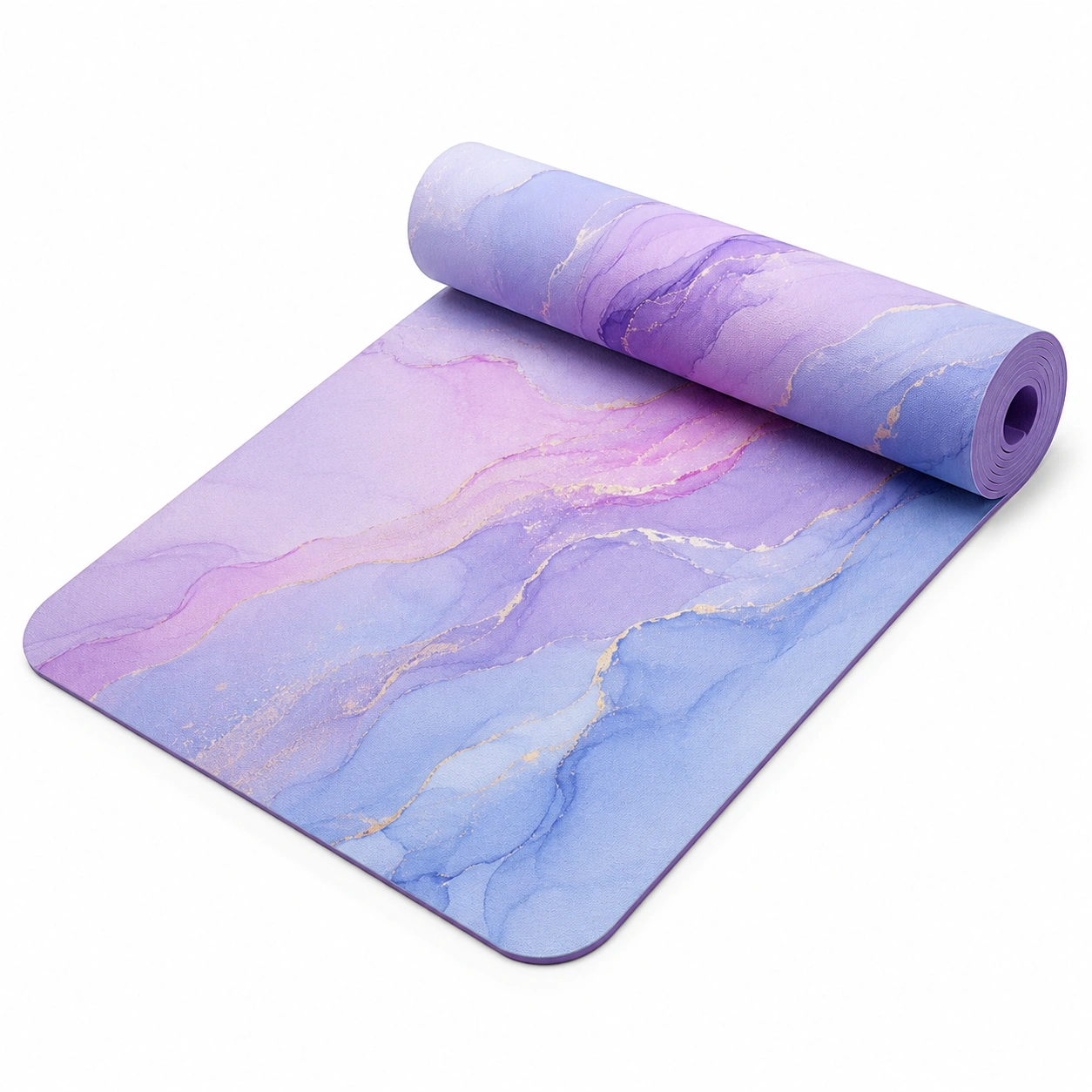 Tappetino Yoga Antiscivolo Rosa e Viola 183x61cm-meubelixa