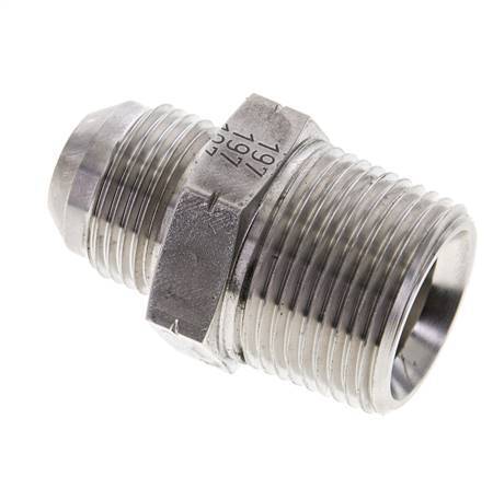 JIC Double Nipple UN 1-1/16 inch-12 (Dash Size 12) x 1 inch NPT Stainless Steel 140bar (1967.0psi) — image 6