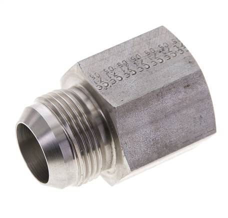 JIC Reducing Nipple UN 1-5/16 inch-12 (Dash Size 16) Male x 1 inch NPT Female Stainless Steel 140bar (1967.0psi) — image 5