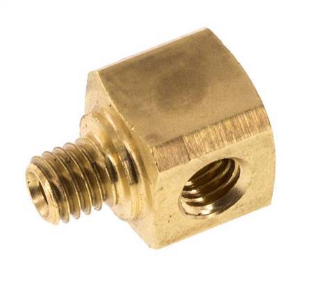 Tee Fitting M5 Male x Female Brass 16bar (224.8psi) [2 Pieces] — image 1