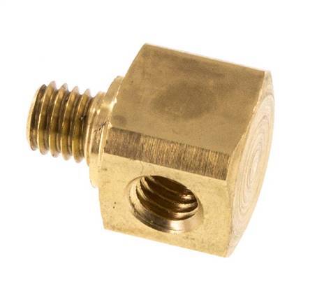 Tee Fitting M5 Male x Female Brass 16bar (224.8psi) [2 Pieces] — image 2