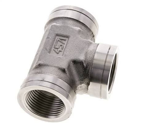 Tee Fitting 1 inch NPT Female Stainless steel High Pressure 140bar (1967.0psi) — image 4