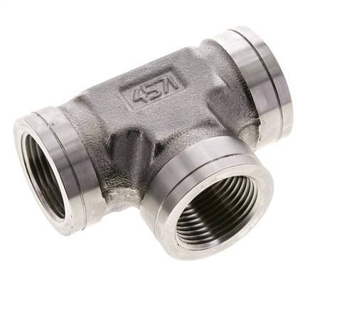 Tee Fitting 1 inch NPT Female Stainless steel High Pressure 140bar (1967.0psi) — image 5