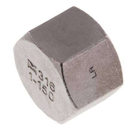 1 inch NPT Stainless steel End cap 16 Bar — image 2