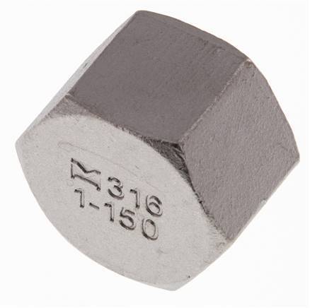 Rp 1 inch Stainless steel End cap 16 Bar — image 7