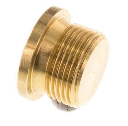 G 1 inch Brass Closing plug with Inner Hex 16 Bar — image 5