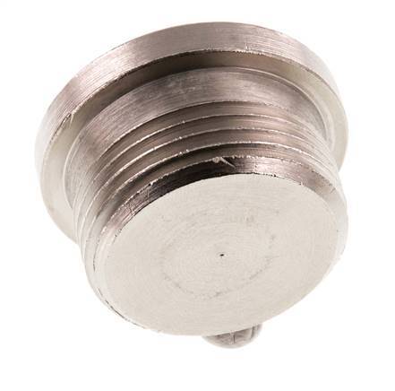 G 1 inch Nickel plated Brass Closing plug with Inner Hex 16 Bar — image 6