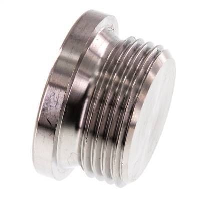 G 1 inch Stainless steel Closing plug with Inner Hex 40 Bar — image 4