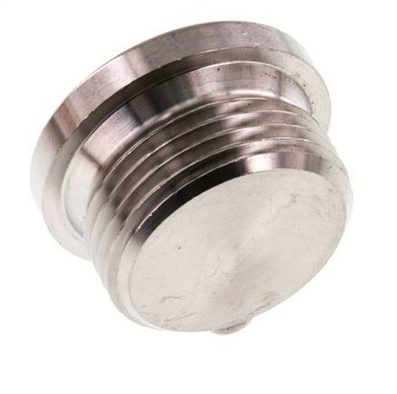 G 1 inch Stainless steel Closing plug with Inner Hex 40 Bar — image 5