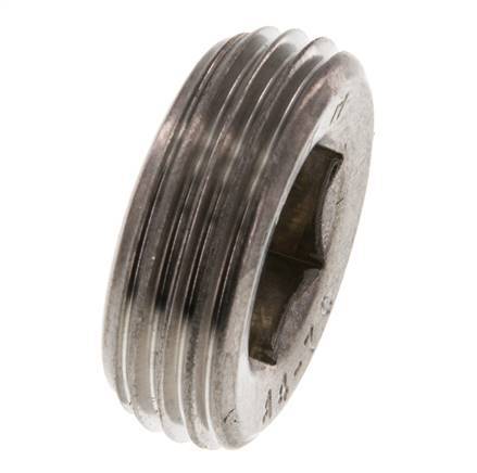 1 inch Stainless steel Closing plug with Inner Hex without collar 40 Bar — image 8