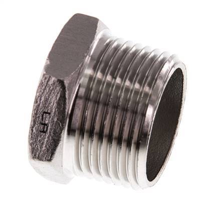1 inch NPT Male Stainless steel Closing plug with Outer Hex 16 Bar — image 6