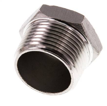 1 inch NPT Male Stainless steel Closing plug with Outer Hex 16 Bar — image 8