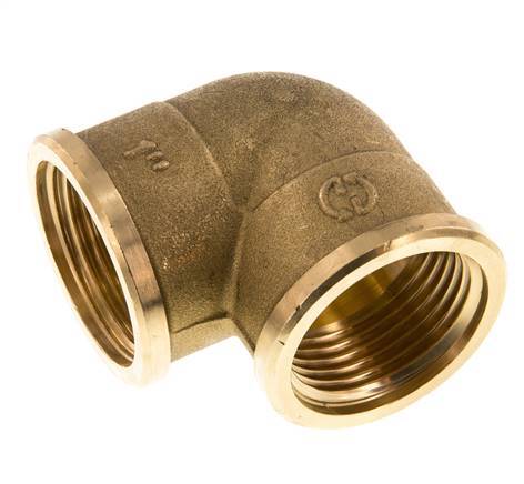 G 1 inch Brass 90 deg Elbow Fitting 16 Bar — image 2