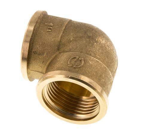 G 1 inch Brass 90 deg Elbow Fitting 16 Bar — image 3