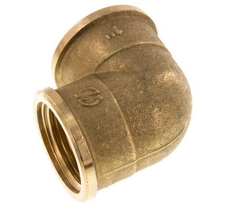 G 1 inch Brass 90 deg Elbow Fitting 16 Bar — image 1