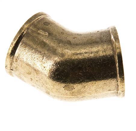 Rp 1 inch Brass 45 deg Elbow Fitting 16 Bar — image 2