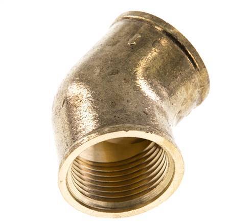 Rp 1 inch Brass 45 deg Elbow Fitting 16 Bar — image 4