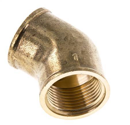 Rp 1 inch Brass 45 deg Elbow Fitting 16 Bar — image 7