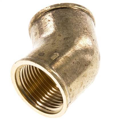 Rp 1 inch Brass 45 deg Elbow Fitting 16 Bar — image 8