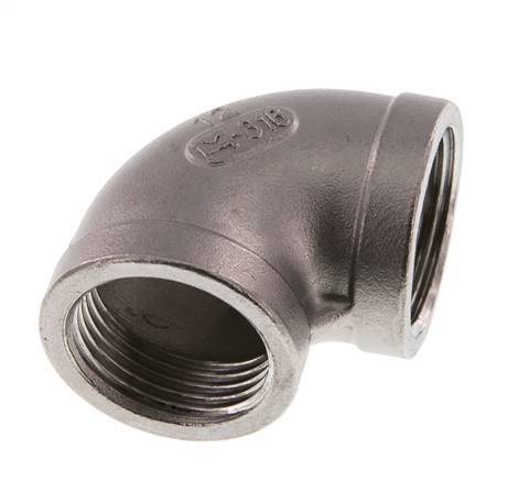 Rp 1 inch Stainless steel 90 deg Elbow Fitting 16 Bar — image 5