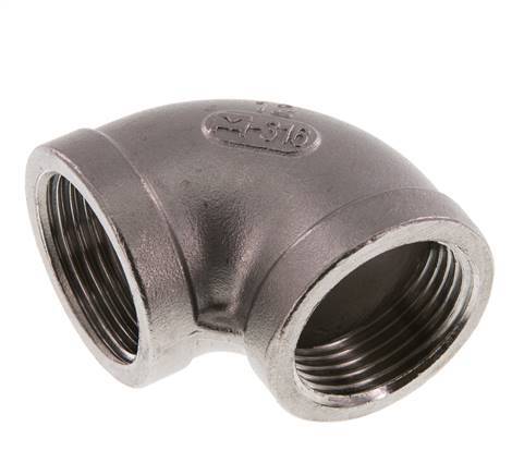 Rp 1 inch Stainless steel 90 deg Elbow Fitting 16 Bar — image 6