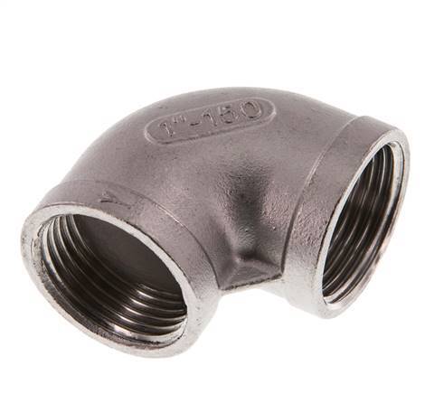Rp 1 inch Stainless steel 90 deg Elbow Fitting 10 Bar — image 3