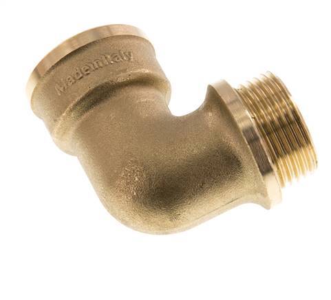 G 1 inch F/M Brass 90 deg Elbow Fitting 16 Bar — image 3