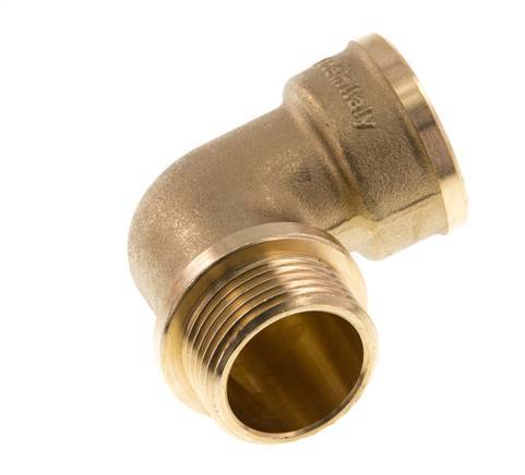 G 1 inch F/M Brass 90 deg Elbow Fitting 16 Bar — image 5