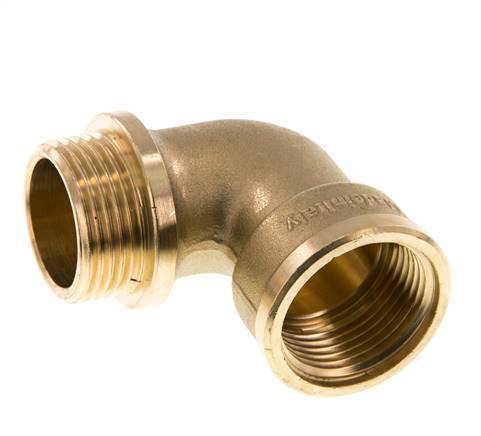 G 1 inch F/M Brass 90 deg Elbow Fitting 16 Bar — image 7
