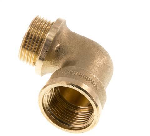 G 1 inch F/M Brass 90 deg Elbow Fitting 16 Bar — image 8