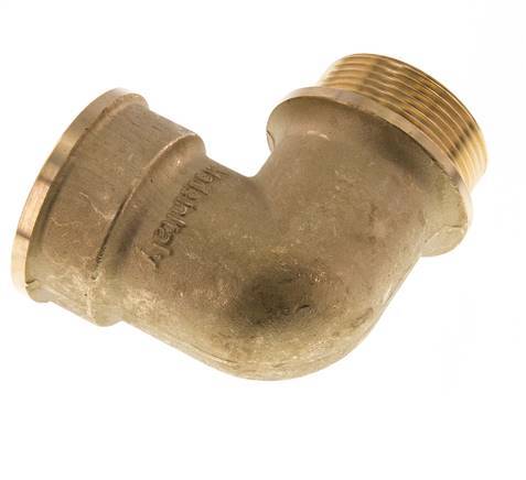 G 1 1/2 inch F/M Brass 90 deg Elbow Fitting 16 Bar — image 6