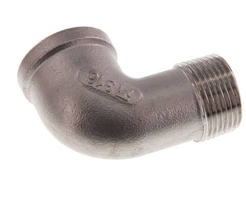 1 inch NPT x 1 inch NPT F/M Stainless steel 90 deg Elbow Fitting 16 Bar — image 3