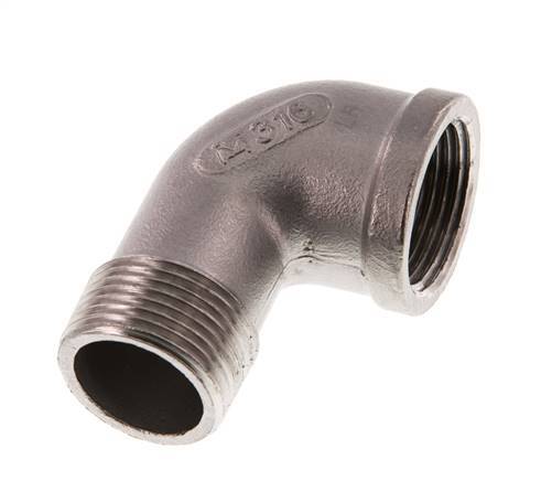 1 inch NPT x 1 inch NPT F/M Stainless steel 90 deg Elbow Fitting 16 Bar — image 6