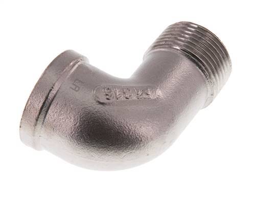 Rp 1 inch x R 1 inch F/M Stainless steel 90 deg Elbow Fitting 16 Bar — image 5