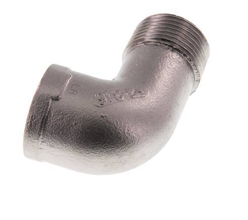 Rp 1 inch x R 1 inch F/M Stainless steel 90 deg Elbow Fitting 10 Bar — image 1