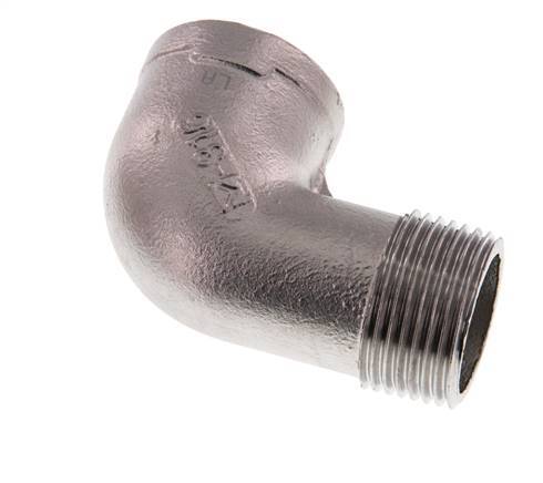 Rp 1 inch x R 1 inch F/M Stainless steel 90 deg Elbow Fitting 10 Bar — image 3