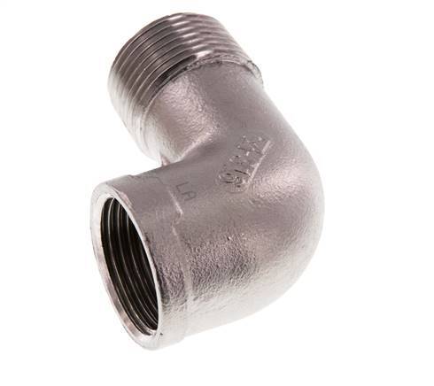 Rp 1 inch x R 1 inch F/M Stainless steel 90 deg Elbow Fitting 10 Bar — image 8