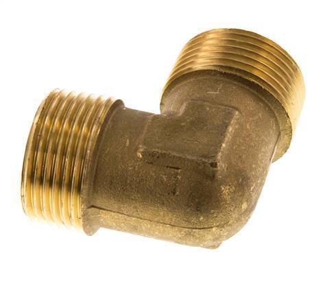 R 1 inch Male Brass 90 deg Elbow Fitting 16 Bar — image 3