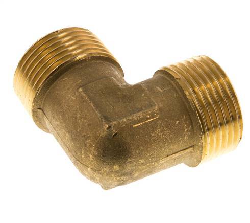R 1 inch Male Brass 90 deg Elbow Fitting 16 Bar — image 4
