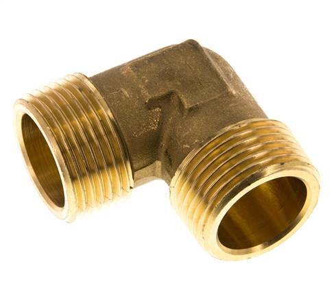 R 1 inch Male Brass 90 deg Elbow Fitting 16 Bar — image 8