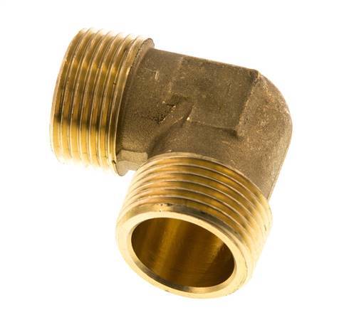 R 1 inch Male Brass 90 deg Elbow Fitting 16 Bar — image 9