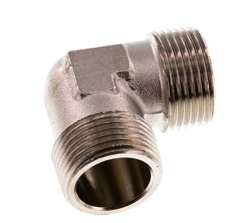 R 1 inch Male Nickel plated Brass 90 deg Elbow Fitting 16 Bar — image 6