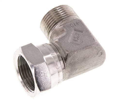 G 1 inch M/F Stainless steel 90 deg Elbow Fitting 150 Bar - Hydraulic — image 2