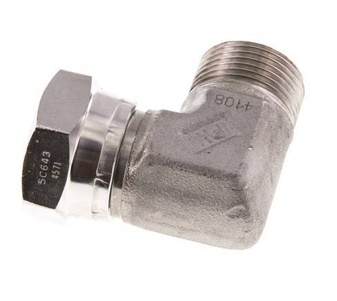 G 1 inch M/F Stainless steel 90 deg Elbow Fitting 150 Bar - Hydraulic — image 3