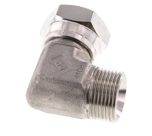 G 1 inch M/F Stainless steel 90 deg Elbow Fitting 150 Bar - Hydraulic — image 5