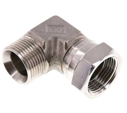G 1 inch M/F Stainless steel 90 deg Elbow Fitting 150 Bar - Hydraulic — image 1