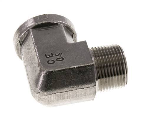 1 inch NPT x 1 inch NPT M/F Stainless steel 90 deg Elbow Fitting 140 Bar - Hydraulic — image 2
